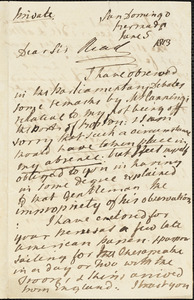 Sir John Borlase Warren to John Wilson Croker, June 5, 1830