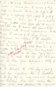 Shakespeare exam, Sarah (Sallie) M. Field, Abbot Academy, class of 1904
