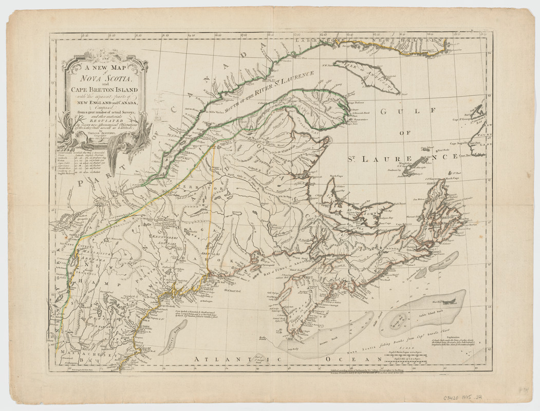 A new map of Nova Scotia and Cape Breton Island
