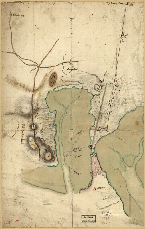 [Plan of the Neck and environs]