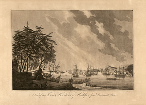 A view of the town & harbour of Halifax, from Dartmouth shore