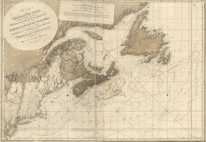 The coast of Nova Scotia, New England, New-York, Jersey, the Gulph and River of St. Lawrence : the islands of Newfoundland, Cape Breton, St. John, Antecosty, Sable, &c, and soundings thereof ...