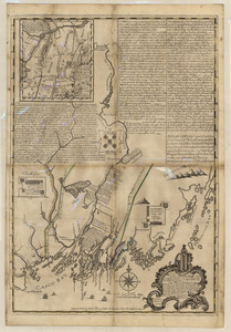 This plan of Kennebeck & Sagadahock Rivers & country adjacent