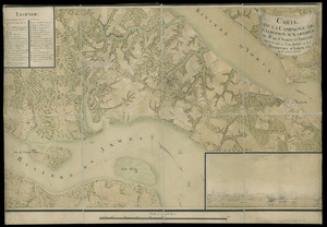 Carte de la campagne de la division aux ordres du Mis. de St. Simon en Virginie depuis le 2 7bre. 1781 jusq-a la reddition d'Yorck le 19 8bre. meme année