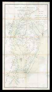 Plan of the peninsula of Chesopeak [sic] Bay