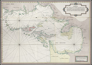 Copia, del mapa de las Indias Occidentales