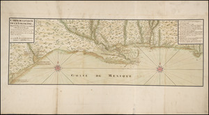 Carte de la coste de la Louisiane, depuis la Baye de St. Bernard jusqu'a celle de Saint Joseph