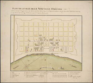 Plan de la ville de la Nouvelle Orleans