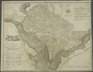 Plan of the city of Washington in the territory of Columbia