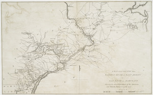 A map of the country from Rariton River in East Jersey to Elk Head in Maryland