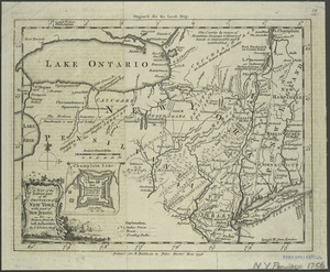 A map of the eastern part of the province of New York with part of New Jersey, & c