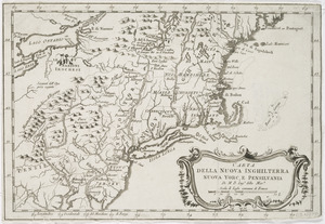 Carta della Nuova Inghilterra, Nuova Yorc, e Pensilvania