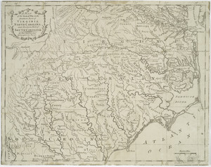 A map of the seat of war in the southern part of Virginia, North Carolina, and the northern part of South Carolina
