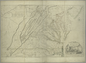 A map of the most inhabited part of Virginia containing the whole province of Maryland