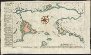 Plan du fort et ville de Louisbourg dans l'Isle Roale