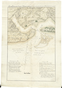 Plan du Havre et de la barre de Ste. Marie par les Angloises appellée Amélia, ainsi que de la Barre dans la Floride orientale
