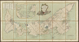 A plan of the island of St. John with the divisions of the counties, parishes, & the lots as granted by government, likewise the soundings round the coast and harbours
