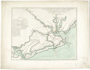 A plan of the military operations against Charlestown, the army being commanded by L.G. Sir Henry Clinton K.B. and the fleet by Vice-Admiral Arbuthnot