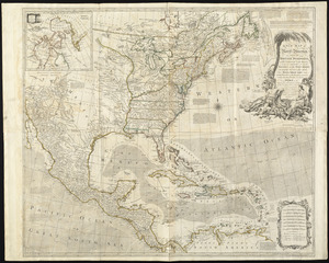 A new map of North America wherein the British Dominions in the continent of North America
