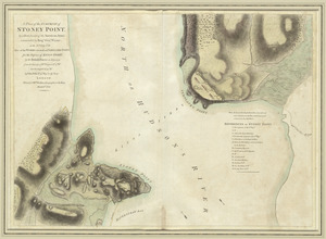 A plan of the surprise of Stoney Point, by a detachment of the American army commanded by Brigr. Genl. Wayne, on the 15th July 1779