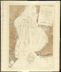 A chart of Delawar Bay, with soundings and nautical observations