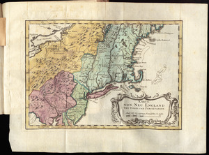 Karte von Neu England, Neu Yorck und Pensilvanien