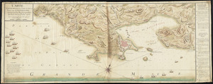 Carte topographique du port et de la ville de Louisbourg, assiegé par les Anglais pendant les mois de Juin, Juillet 1758