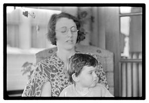 Marg. Nilson & daughter