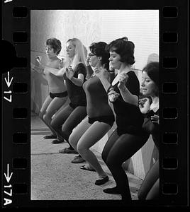 Housewives' belly-dancing class, Roslindale