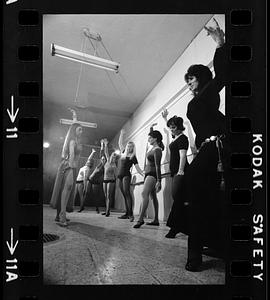 Housewives' belly-dancing class, Roslindale