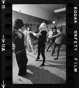 Housewives' belly-dancing class, Roslindale