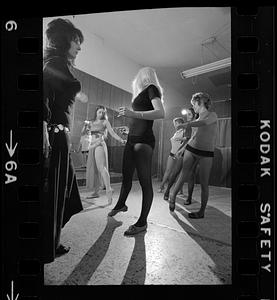 Housewives' belly-dancing class, Roslindale