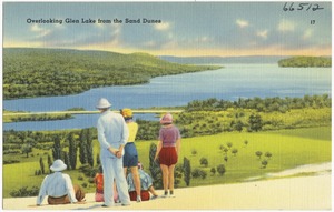 Overlooking Glen Lake from the sand dunes