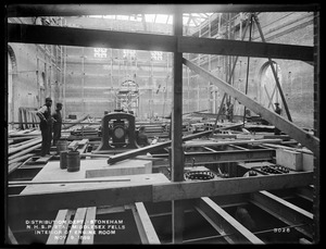 Distribution Department, Northern High Service Spot Pond Pumping Station, interior of engine room, from the west, Stoneham, Mass., Nov. 9, 1899