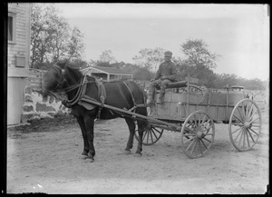 Truck wagon - 1 horse. Used like pickup truck is today