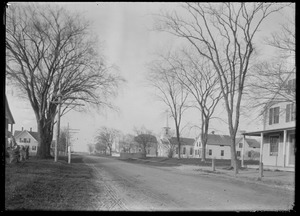 WT center L-R: a little of Howes House, now sr. ctr on left, then Alice Adams house. In distance, Capt. Donaldson's house