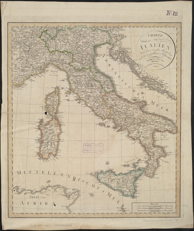 Charte von Italien