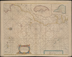 A chart of the coast of Barbaria with the western, Canaria, & Cape de Verd, isles