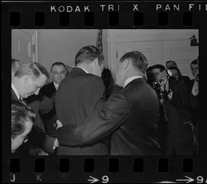 Gov. John Volpe and presidential candidate Richard Nixon at the Massachusetts State House