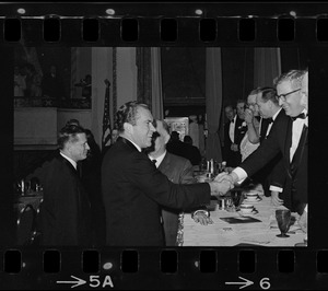 Presidential candidate Richard Nixon at the Middlesex Club Lincoln Day Dinner
