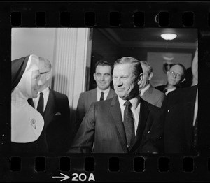 Gov. John Volpe and presidential candidate Richard Nixon at the Massachusetts State House