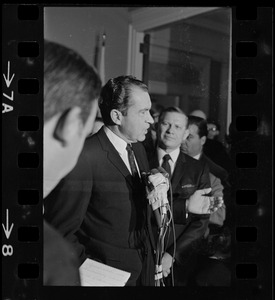 Gov. John Volpe and presidential candidate Richard Nixon at the Massachusetts State House