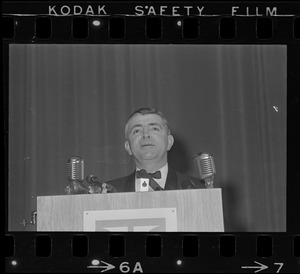 Unidentified speaker at the Middlesex Club Lincoln Day Dinner