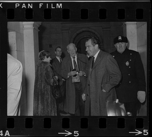 Presidential candidate Richard Nixon at the Massachusetts State House