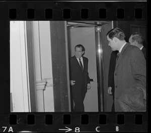 Presidential candidate Richard Nixon at the Massachusetts State House