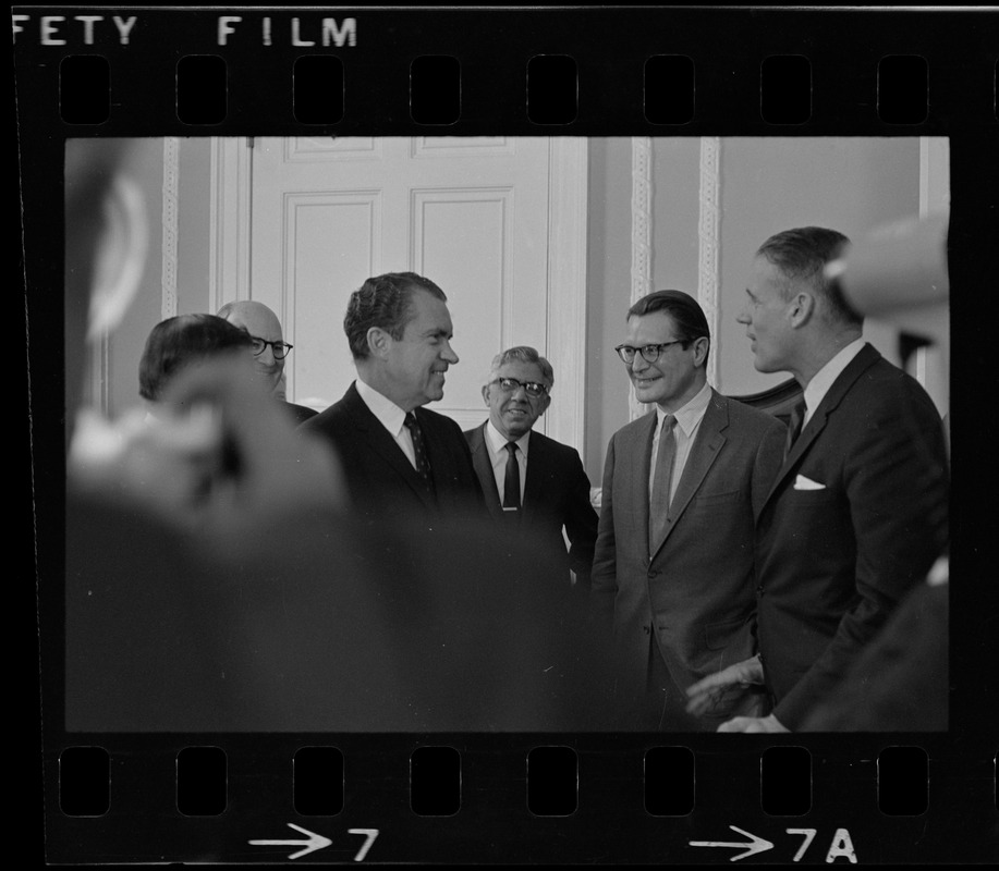 Presidential candidate Richard Nixon, Attorney General Elliot