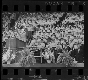 Speaker at Billy Graham crusade at Boston Garden