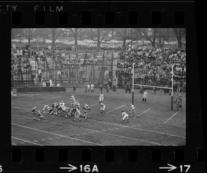 Football play near end zone