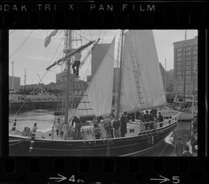Black Pearl docked in Boston for the commemoration of the Hawaiian Mission Sesquicentennial