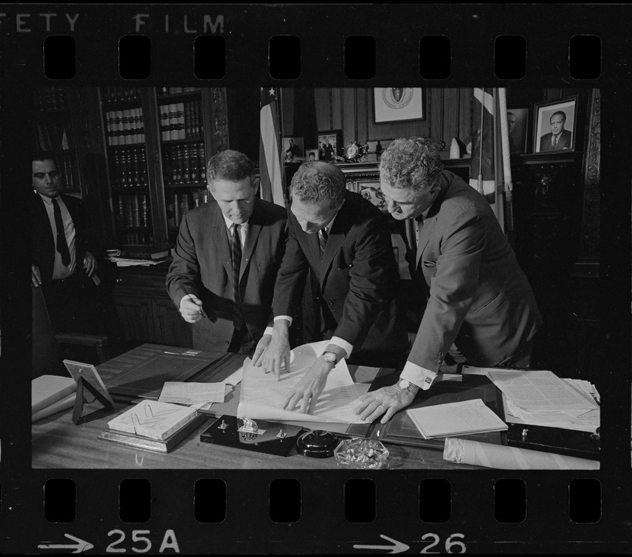 Atty. Lewis F. Rubin signs acceptance sheet for Joseph Fernandes authorizing him to accept, in Fernandes' name, chance to run on GOP state ticket